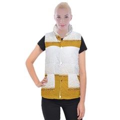 Beer-002 Women s Button Up Vest by nate14shop