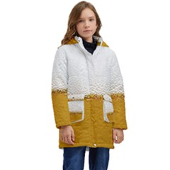 Beer-002 Kid s Hooded Longline Puffer Jacket