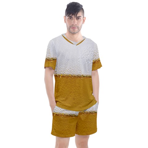 Beer-002 Men s Mesh Tee And Shorts Set by nate14shop