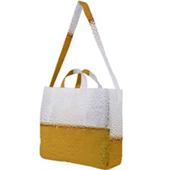 Beer-002 Square Shoulder Tote Bag by nate14shop