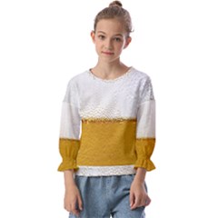 Beer-002 Kids  Cuff Sleeve Top