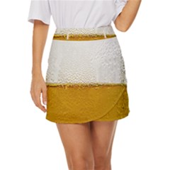 Beer-002 Mini Front Wrap Skirt