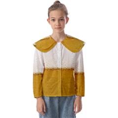 Beer-002 Kids  Peter Pan Collar Blouse by nate14shop