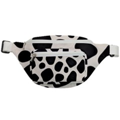 Leoperd-white-black Background Fanny Pack by nate14shop