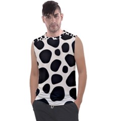 Leoperd-white-black Background Men s Regular Tank Top by nate14shop