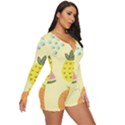 Graphic-fruit Long Sleeve Boyleg Swimsuit View3