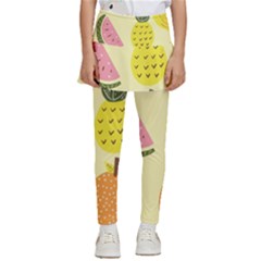 Graphic-fruit Kids  Skirted Pants