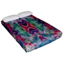 Painted flames symmetry IV Fitted Sheet (Queen Size) View2