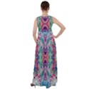 Painted flames symmetry IV Empire Waist Velour Maxi Dress View2