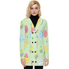 Eggs Button Up Hooded Coat 