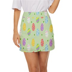 Eggs Mini Front Wrap Skirt