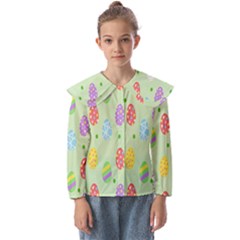 Eggs Kids  Peter Pan Collar Blouse by nate14shop