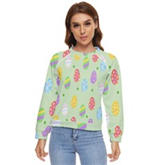 Eggs Women s Long Sleeve Raglan Tee