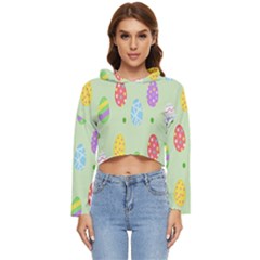 Eggs Women s Lightweight Cropped Hoodie