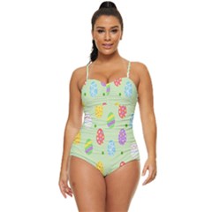 Eggs Retro Full Coverage Swimsuit