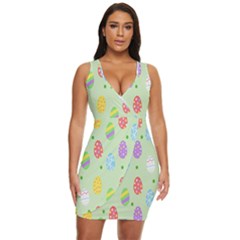 Eggs Draped Bodycon Dress