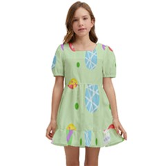 Eggs Kids  Short Sleeve Dolly Dress