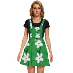 Flowers-green-white Apron Dress by nate14shop