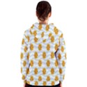 Flowers-gold-blue Women s Zipper Hoodie View2