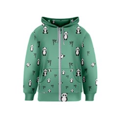 Pandas Kids  Zipper Hoodie