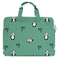 Pandas Macbook Pro13  Double Pocket Laptop Bag