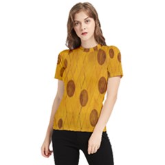 Mustard Women s Short Sleeve Rash Guard by nate14shop