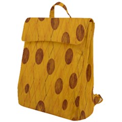 Mustard Flap Top Backpack