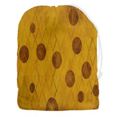 Mustard Drawstring Pouch (3xl) by nate14shop