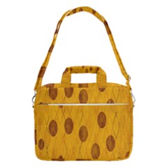 Mustard Macbook Pro Shoulder Laptop Bag (large) by nate14shop