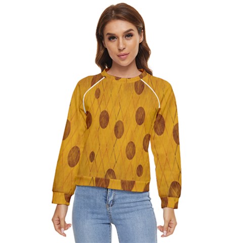 Mustard Women s Long Sleeve Raglan Tee by nate14shop