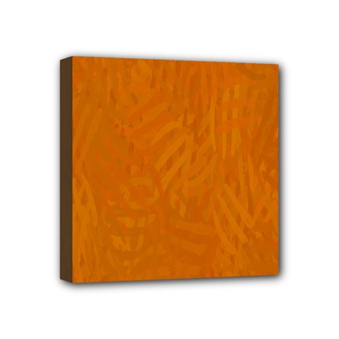 Orange Mini Canvas 4  X 4  (stretched)