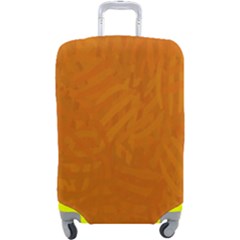 Orange Luggage Cover (large) by nate14shop