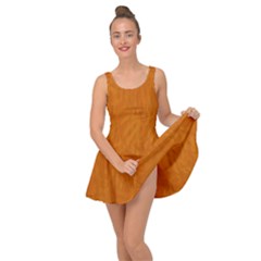 Orange Inside Out Casual Dress