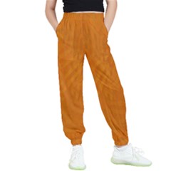 Orange Kids  Elastic Waist Pants by nate14shop