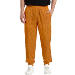 Orange Men s Elastic Waist Pants by nate14shop