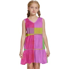 Paper-calor Kids  Sleeveless Tiered Mini Dress