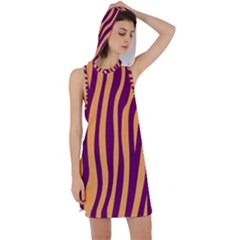 Images Ffiio,tiger Racer Back Hoodie Dress