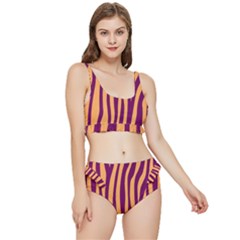 Images Ffiio,tiger Frilly Bikini Set