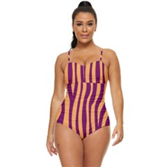 Images Ffiio,tiger Retro Full Coverage Swimsuit