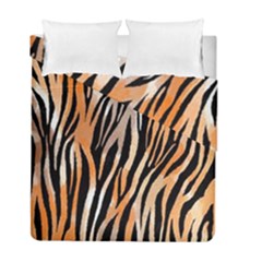 Seamless Zebra Stripe Duvet Cover Double Side (full/ Double Size) by nate14shop