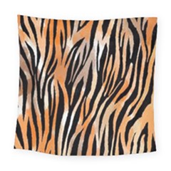 Seamless Zebra Stripe Square Tapestry (large) by nate14shop