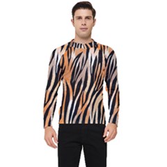 Seamless Zebra Stripe Men s Long Sleeve Rash Guard