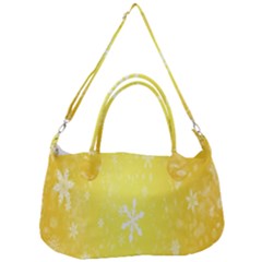 Snowflakes Removal Strap Handbag