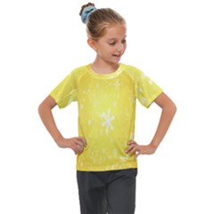 Snowflakes Kids  Mesh Piece Tee