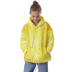 Snowflakes Kids  Oversized Hoodie by nate14shop