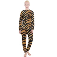 Greenhouse-fabrics-tiger-stripes Women s Lounge Set by nate14shop