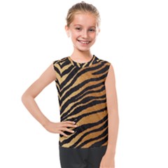 Greenhouse-fabrics-tiger-stripes Kids  Mesh Tank Top