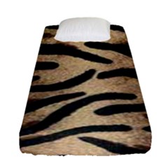 Tiger 001 Fitted Sheet (single Size) by nate14shop