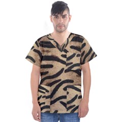 Tiger 001 Men s V-neck Scrub Top