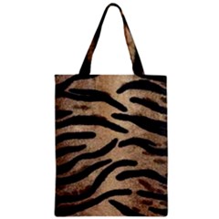 Tiger 001 Zipper Classic Tote Bag